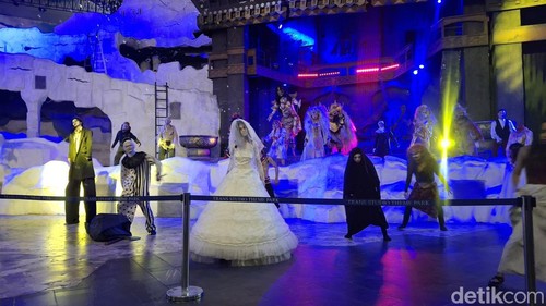 Kemeriahan Halloween lewat Spooktacular Halloween Parade di Trans Studio Theme Park Bali, Senin (26/10/2026).