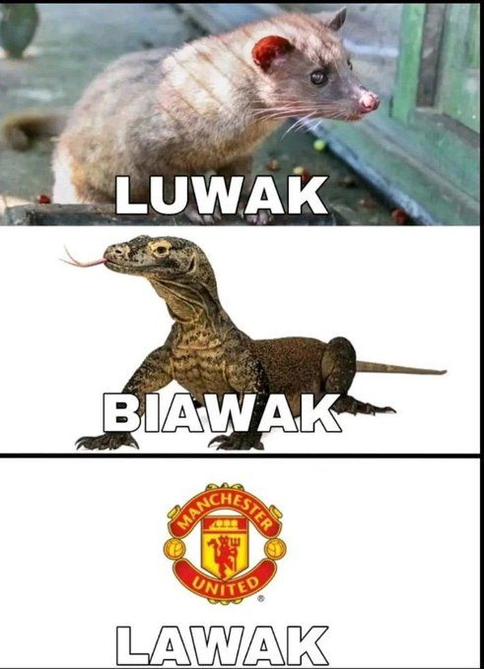 Barcelona dan MU Kalah, Meme Menohok 'Badut Merah Biru' Bikin Nyesek