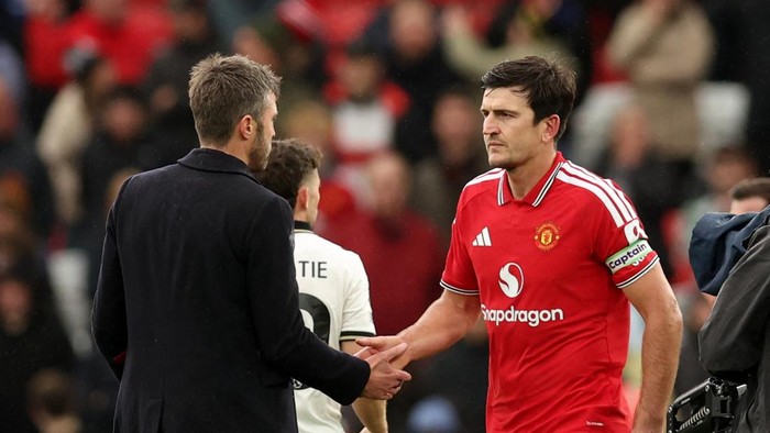 Harry Maguire pastikan pemain Manchester United masih dukung penuh Michael Carrick. (