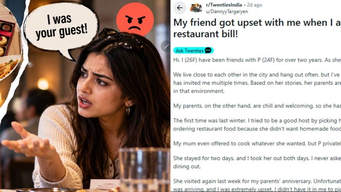 Minta Split Bill Makanan, Wanita Ini Justru Dicap Teman yang Buruk