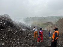 Kebakaran TPA Supiturang Malang Berawal dari Putung Rokok