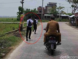 15 Siswa Bolos di Polman Kena Razia, Rambut Dicukur Biar Kapok