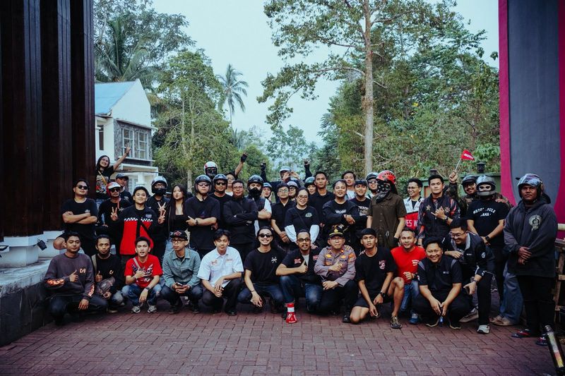 Sunset Ride x Motul di Tomohon, Komunitas Motor Kustom Jajaki Kolaborasi dengan Pemerintah Daerah.