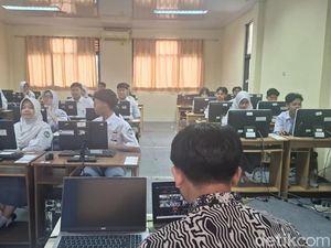 Potret Suasana TKA 2026 Hari Pertama di SMAN 3 Tangsel