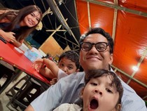Unik! Tiara Pangestika Kejutkan Arief Muhammad di Warung Pecel Lele Saat Ultah