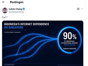 Viral Politikus Singapura Ancam Potong Jalur Internet Indonesia
