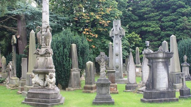 Dean cemetary di Edinburgh, Skotlandia Dean cemetary di Edinburgh, Skotlandia