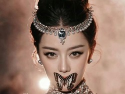 Dilraba Dilmurat bak Bidadari di Vogue Gala 2026, Bibir Dihiasi Kupu-kupu