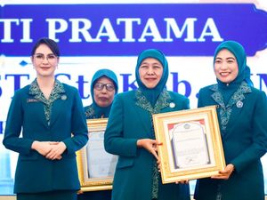 Gubernur Khofifah Buka HKG PKK ke-56 Jatim dan Jambore, Ini Pesannya