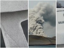 Heboh Video Tim BKSDA Lampung Dihujani Erupsi GAK Saat Lakukan Patroli