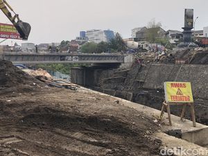 Melihat Progres Proyek Jembatan Kewek-RTH Abu Bakar Ali