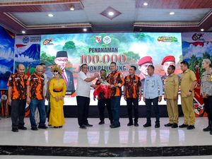 Dukung Program Presiden, Pemuda Pancasila Sumut Tanam 100.000 Pohon