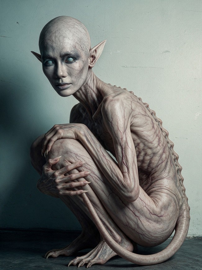 Model dan aktris berusia 31 tahun ini bertransformasi jadi monster alien hasil eksperimen. Foto: Instagram/@namtanlitaa Model dan aktris berusia 31 tahun ini bertransformasi jadi monster alien hasil eksperimen. Foto: Instagram/@namtanlitaa