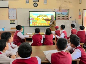 Guru di Klungkung Bikin Kampung Cerita Digital, Murid Jadi Ketagihan Membaca