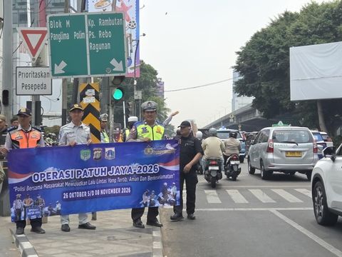 Operasi Patuh Jaya di TL Fatmawai Jaksel (Taufik/detikcom)