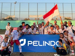 Tim Mini Soccer Pelindo Juara Turnamen Korporat Internasional