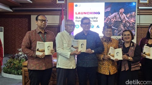Peluncuran buku Biografi Ida Bagus Putu Japa di Denpasar, Selasa (27/10/2026). (Foto:Fabiola Dianira/detikBali)