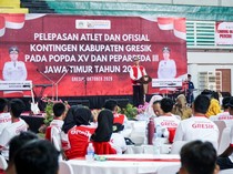 Bupati Gresik Lepas 187 Atlet ke POPDA XV dan PEPARPEDA III Jatim