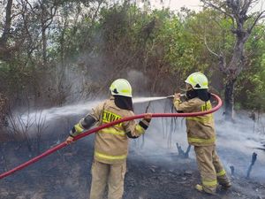 Lahan di Pulau Tidung Kepulauan Seribu Terbakar, Dipicu Puntung Rokok