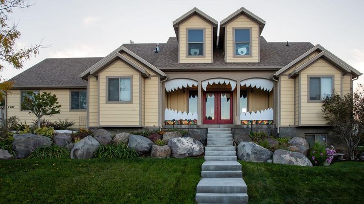 Potret Rumah Warga di Utah Jelang Perayaan Halloween