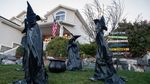 Potret Rumah Warga di Utah Jelang Perayaan Halloween
