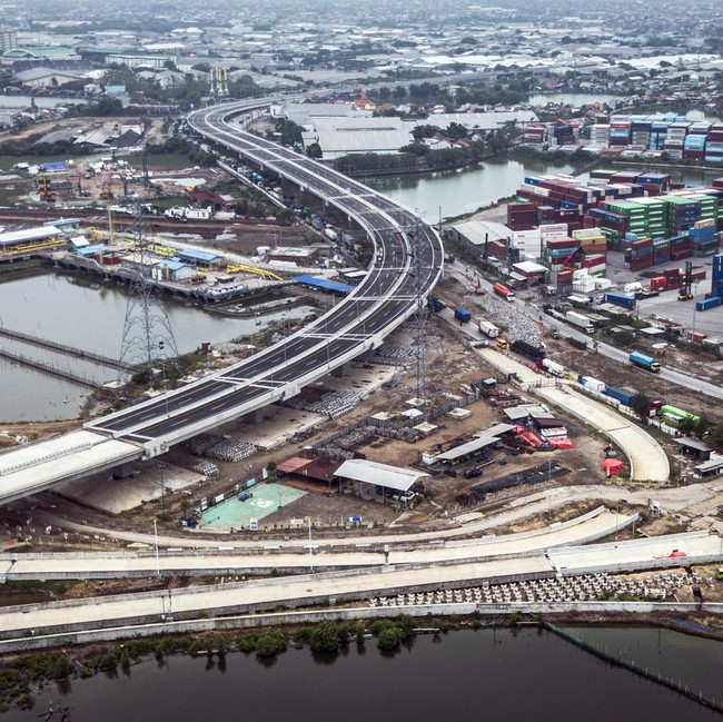 Progres Tol Semarang-Demak Seksi 1 Capai 79,42 Persen