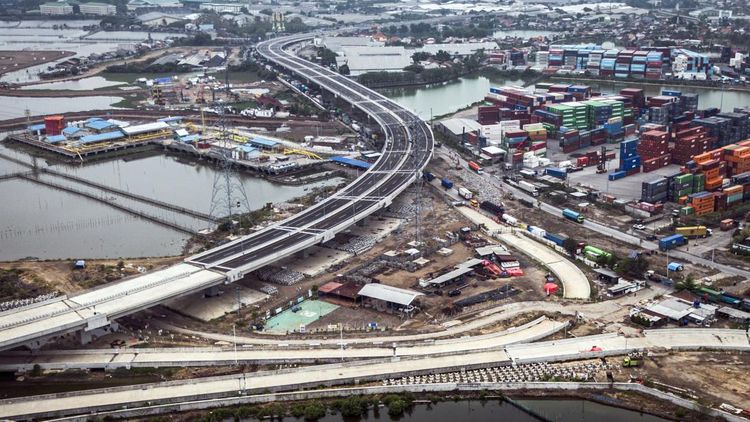 Progres Tol Semarang-Demak Seksi 1 Capai 79,42 Persen