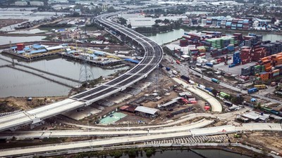Progres Tol Semarang-Demak Seksi 1 Capai 79,42 Persen