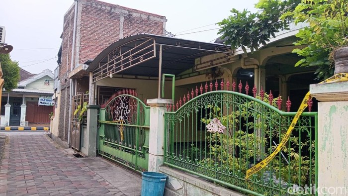 Rumah Dwi Bagus pembunuh Dini dan anaknya di Madiun