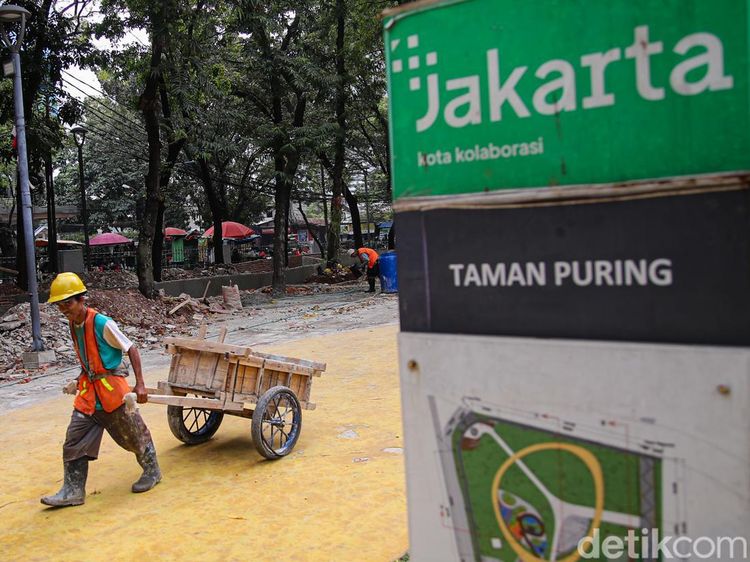 Taman Puring Disulap, Hadir Perpustakaan Mini Ramah Disabilitas