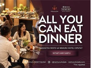 Cari Tempat Makan Bareng Keluarga Besar? Yuk, Coba AYCE di Nemuru Hotel Ciputat!