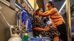 Potret Bus Oksigen di Palangka Raya, Bantu Warga yang Terdampak Asap Karhutla