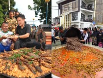 Wow! Momen Bobon Santoso Masak Besar di Kalimantan hingga Papua