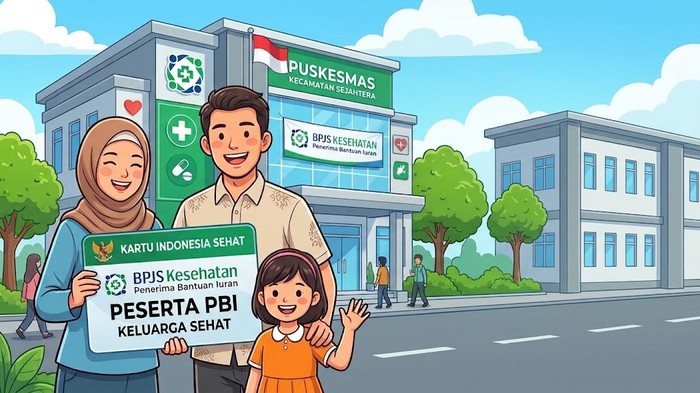 Ilustrasi BPJS Kesehatan PBI.