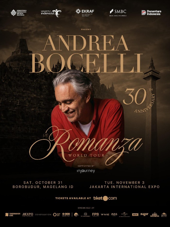 Konser Andrea Bocelli di Indonesia
