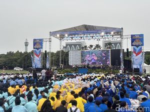 Mahasiswa hingga Santri Hadiri Konsolidasi Akbar di Mapolda Jatim