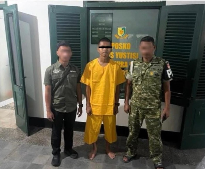 Letda AG tersangka kelalaian menggunakan senjata hingga menewaskan rekannya Letda Jihad Ahmad al-Rasyid (dok. istimewa)
