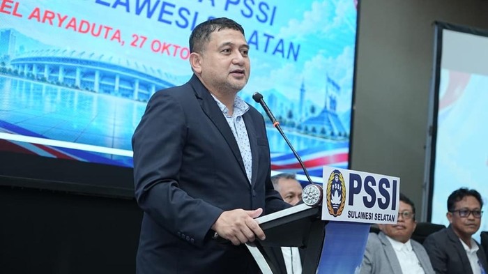 Munafri Arifuddin resmi terpilih sebagai Ketua Asprov PSSI Sulsel periode 2026-2030.