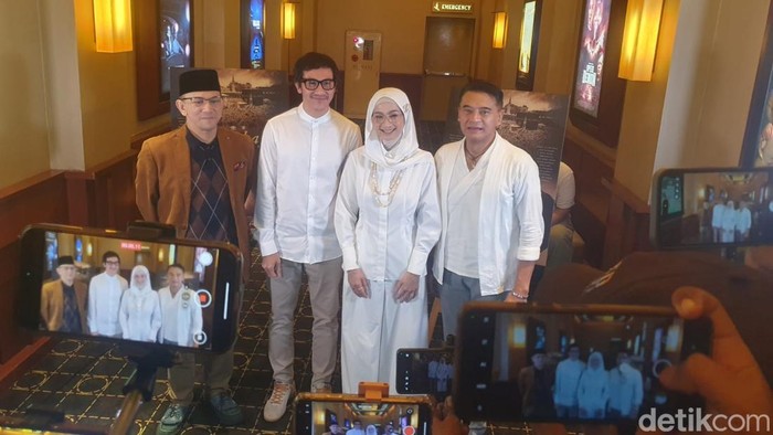 Para pemain film Hamka Awal Mula Vol. 3 saat ditemui di Plaza Senayan, Jakarta Pusat, Rabu (28/10/2026).