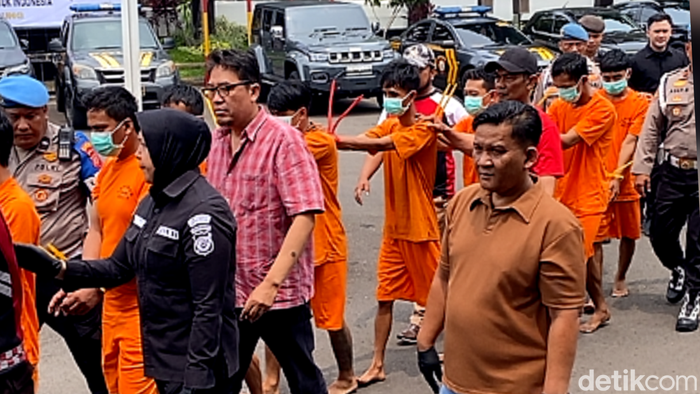 Pelaku penyerangan di Pasar Caringin Pelaku penyerangan di Pasar Caringin