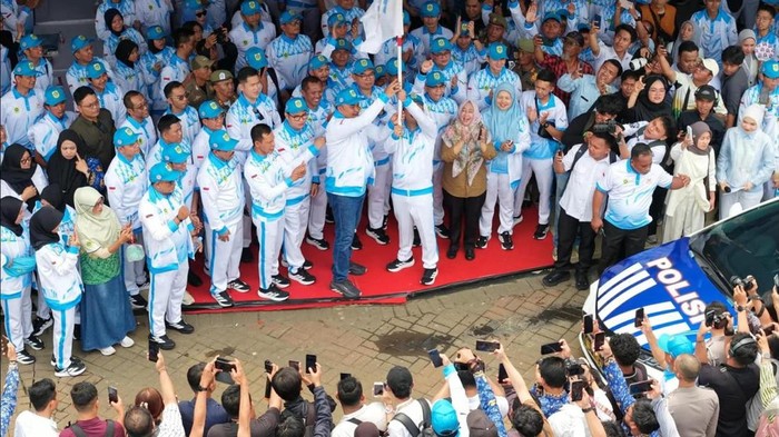Pelepasan kontingen atlet Bogor untuk Porprov 2026