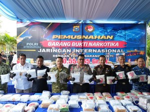 Polda Riau Musnahkan 100,55 Kg Narkoba, 467 Ribu Jiwa Terselamatkan
