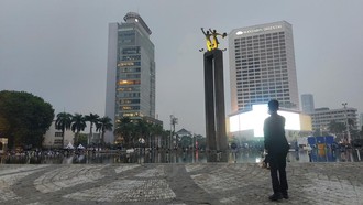 Jalan Sudirman dan Thamrin di Sekitar Bundaran HI Ditutup Petang Ini
