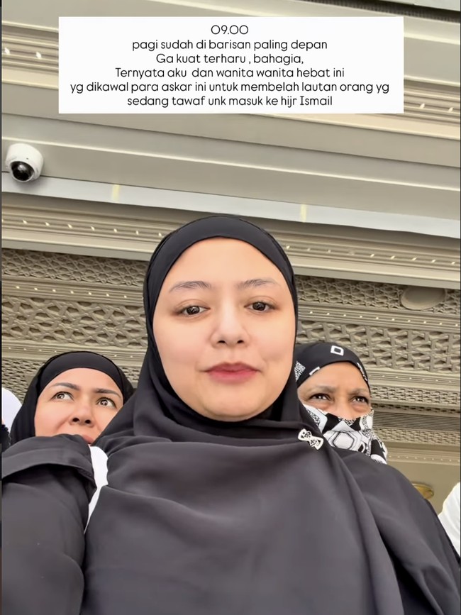 Tika T2 Bertahan 10 Jam Sampai di Hijr Ismail