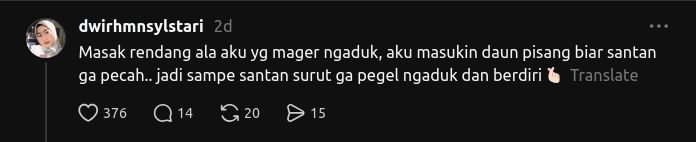 Tips masak warga Threads Tips masak warga Threads yang menjadi andalan