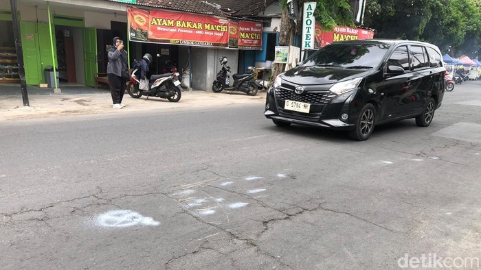 TKP kecelakaan diduga tabrak lari di Donohudan, Ngemplak, Boyolali, Rabu (28/10/2026).