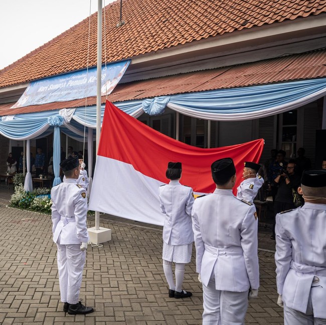 Upacara Sumpah Pemuda ke-98 di Museum Sumpah Pemuda