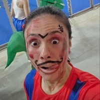 Kali ini Wulan cosplay menjadi karakter Mario Bros versi seram. Hari Halloween sendiri diketahui jatuh setiap tanggal 31 Oktober.&nbsp;Foto: Instagram/@wulanguritno
