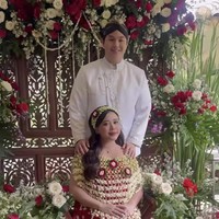 Brisia Jodie gelar acara 7 bulanan kehamilan pertamanya dengan Jonathan Alden. Penampilan Jodie dengan perut yang semakin membesar curi atensi. Foto: Instagram/@brisiajodie96