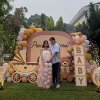 Potret Gender Reveal Brisia Jodie-Jonathan Alden, Baby Bump Sudah Makin Besar